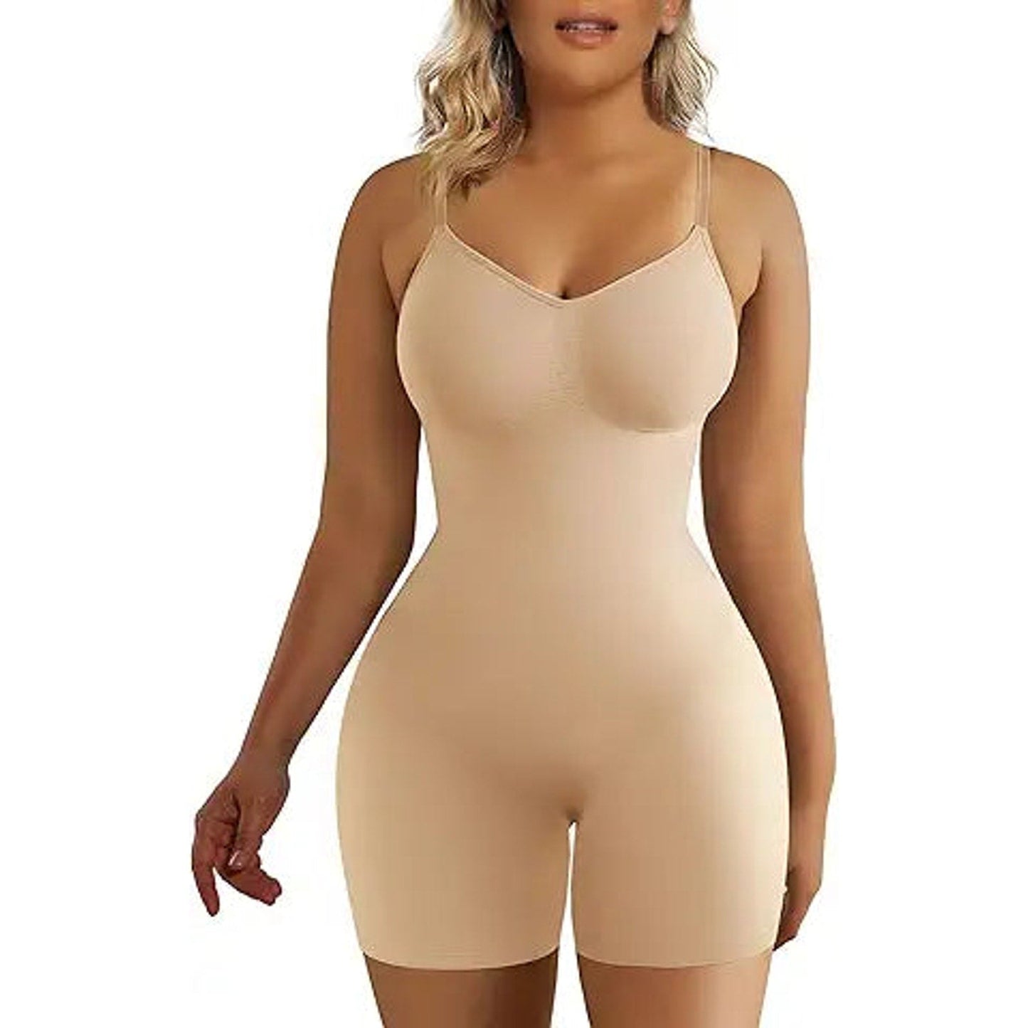 SHAPERX Women's Shapewear Bodysuit Tummy Control Body Shaper Seamless Sculpting Snatched W
