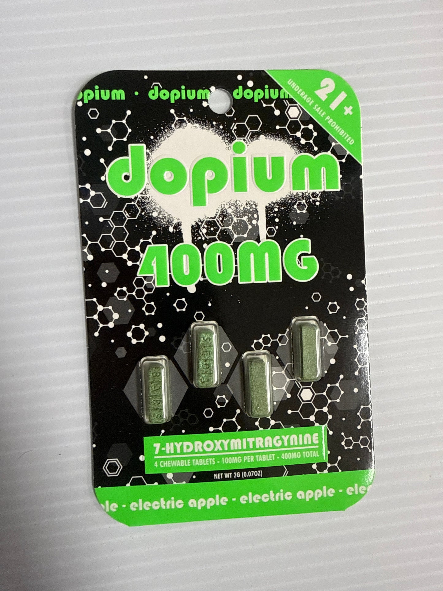 Dopium 7- Hydroxymitragynine 400 mg