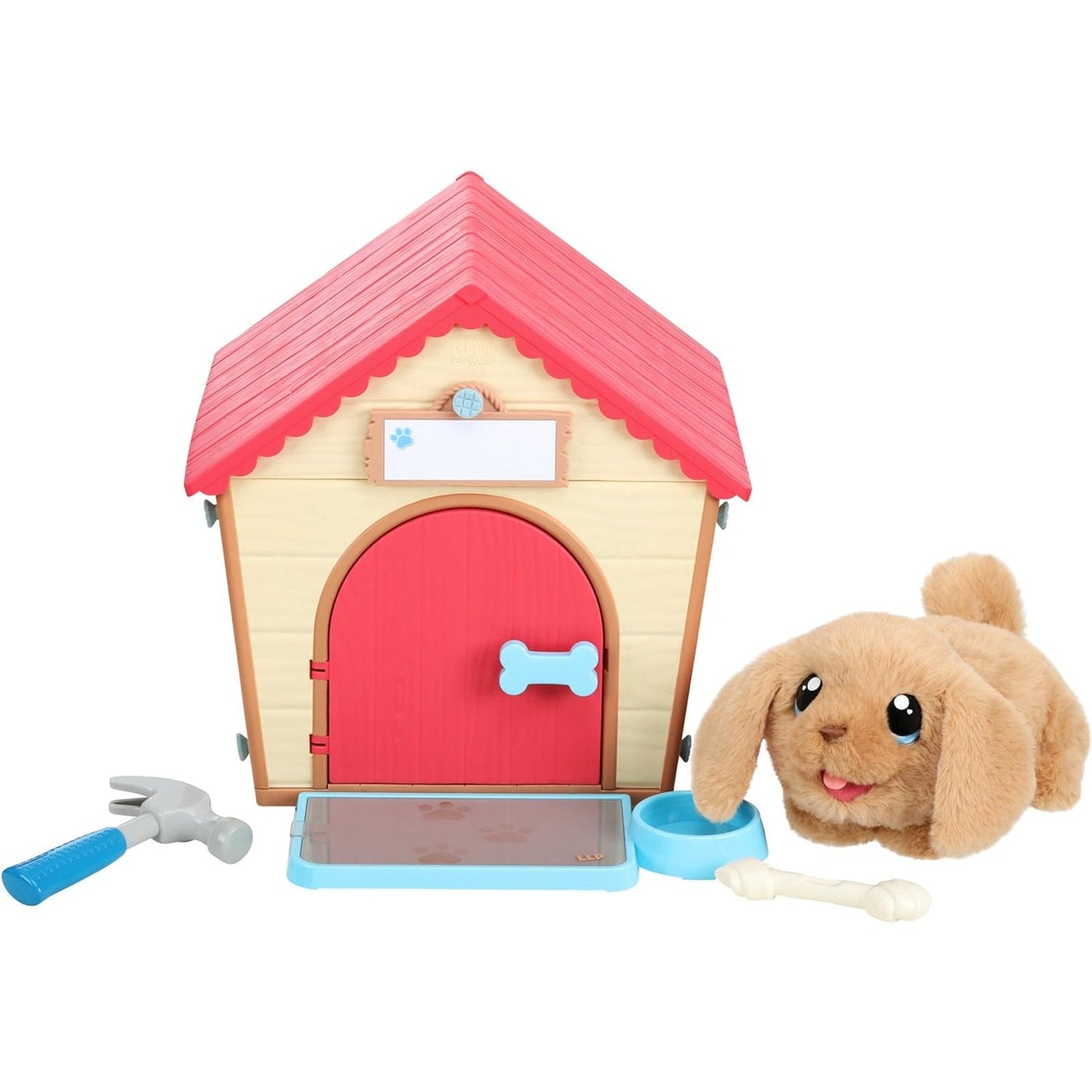 Little Live Pets My Puppy Interactive Plush Toy & Kennel. 25+ Sounds & Reactions. Name Your Puppy and Surprise! It Appears! Gifts for Kids Ages 5+