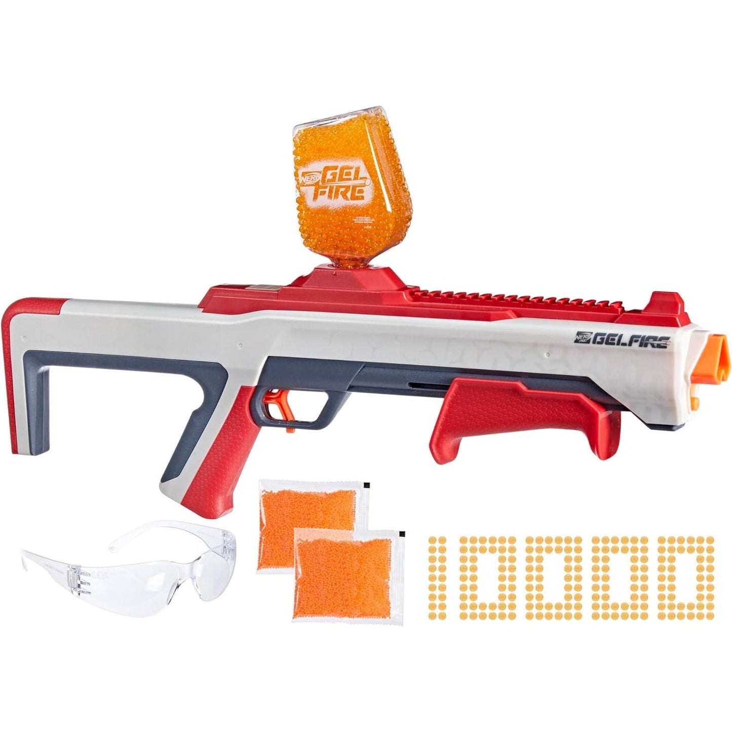 NERF Pro Gelfire Raid Blaster, Fire 5 Rounds Ages 14 & Up