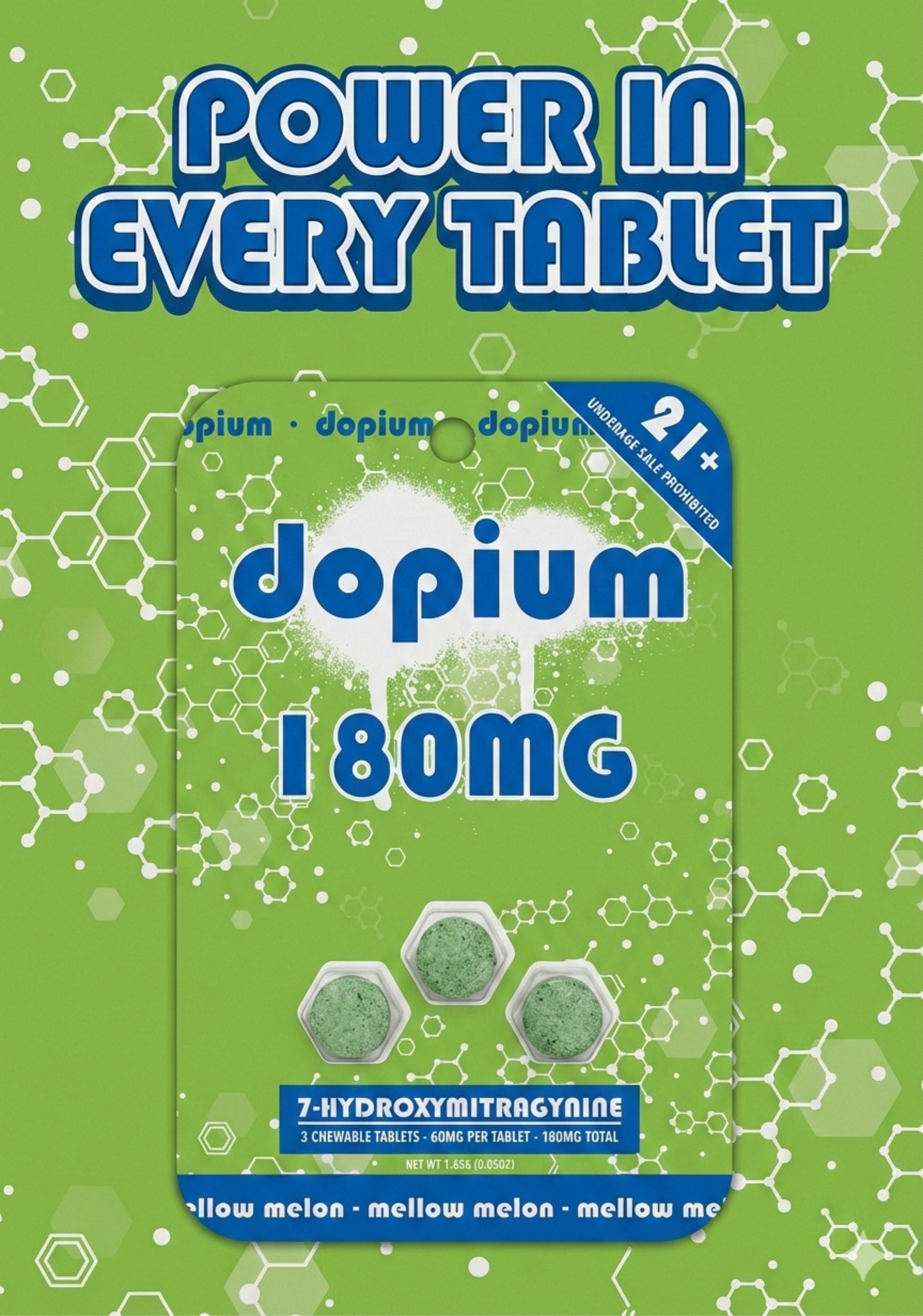 7 hydroxy Energy tablet