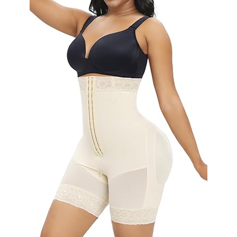 YIANNA Tummy Control Shapewear for Women Strapless Fajas Colombianas Postparto Body Shaper