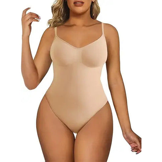 SHAPERX Shapewear for Women Tummy Control Bodysuit Mid Thigh Butt Lifter Body Shaper Short