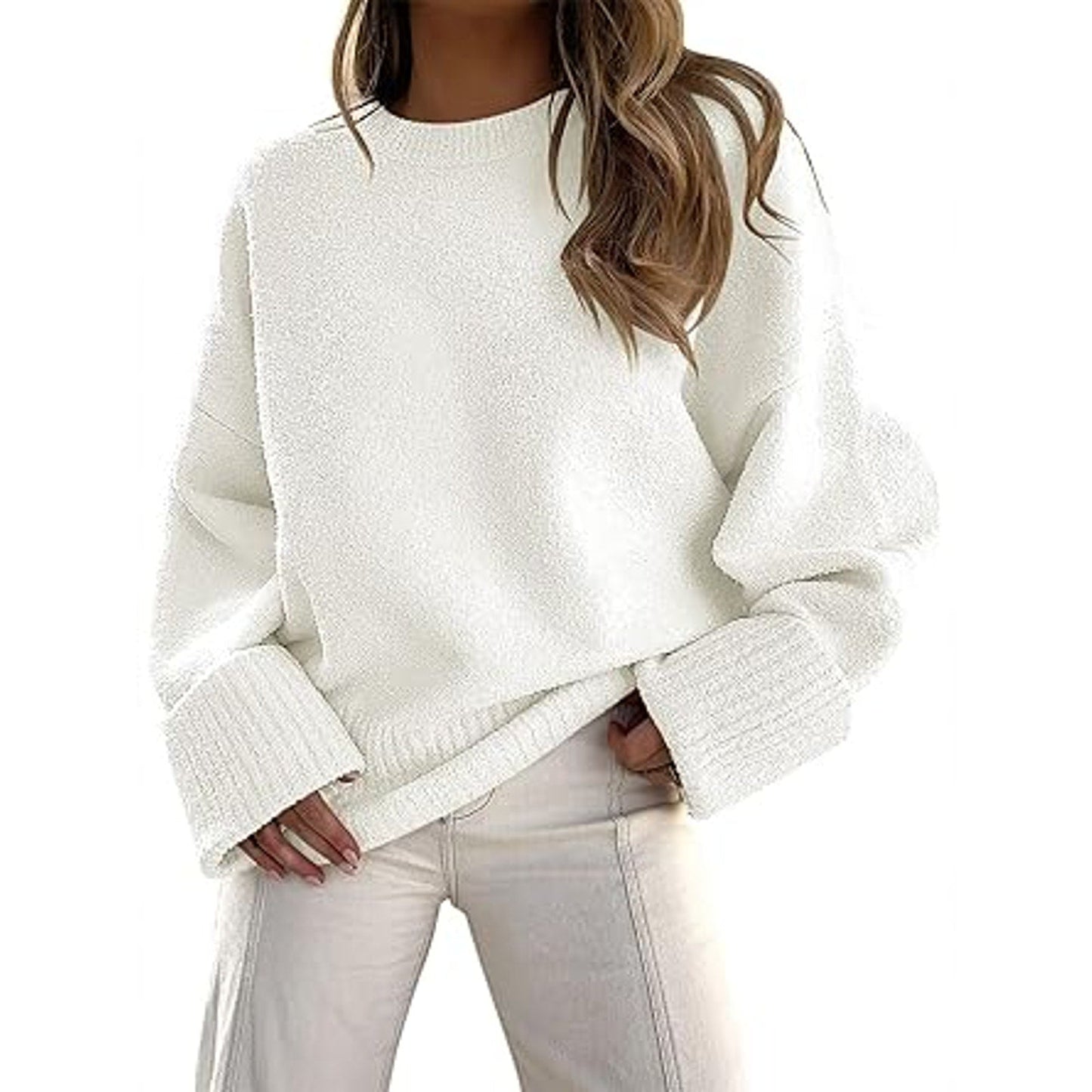 LILLUSORY Oversized Sweater Womens 2024 Fall Fashion Outfits Pullover Long Tunic Old Money