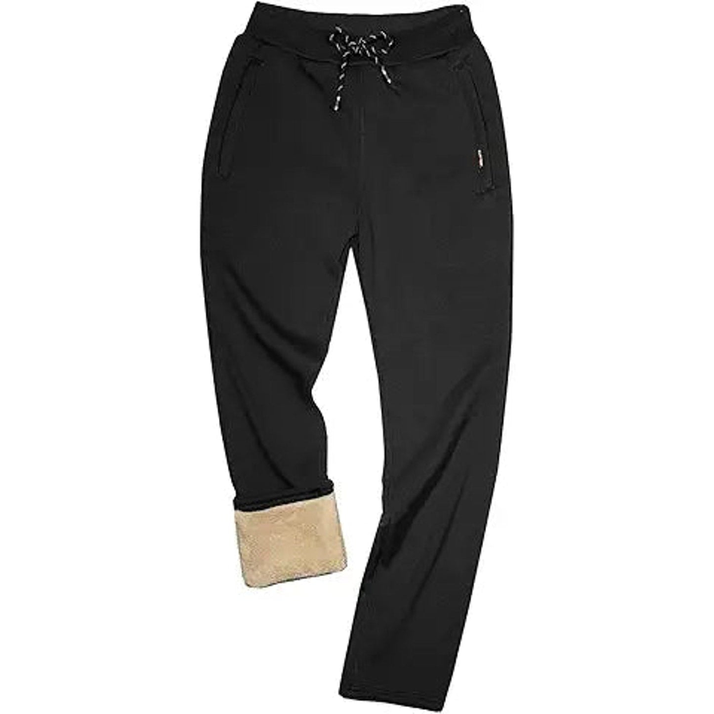 Gihuo Men's Winter Warm Fleece Pants Sherpa Fleece Lined Jogger Pants Sweatpant Athletic R