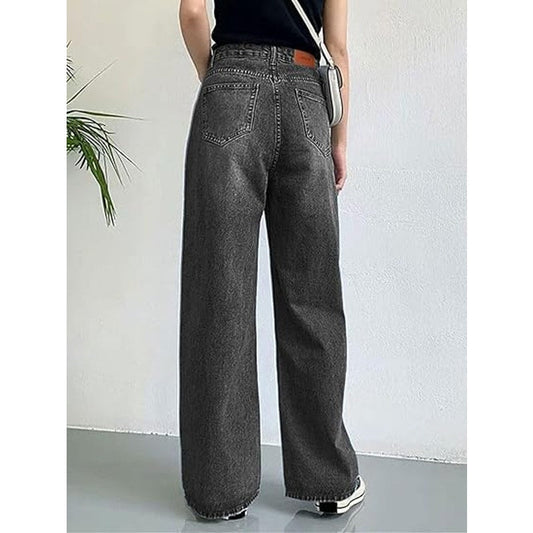 HDLTE Women Wide Leg Jeans High Waist Baggy Jeans for Women