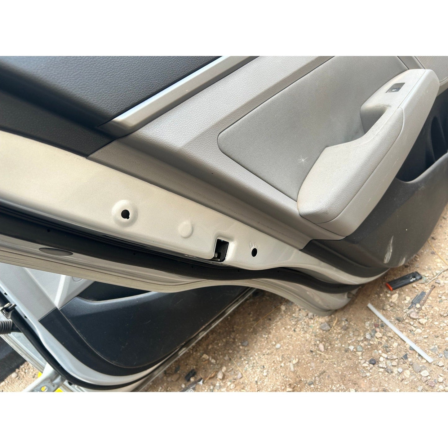 2017-2020, Hyundai Elantra, Silver, rear Left door.