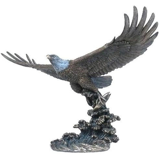 Unicorn Studios WU74876A4 Eagle Catching Fish Sculpture