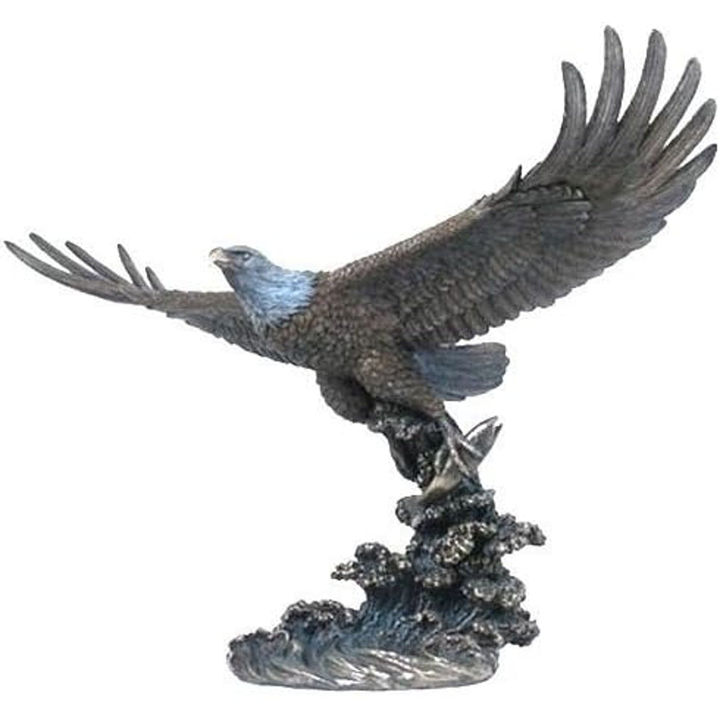 Unicorn Studios WU74876A4 Eagle Catching Fish Sculpture