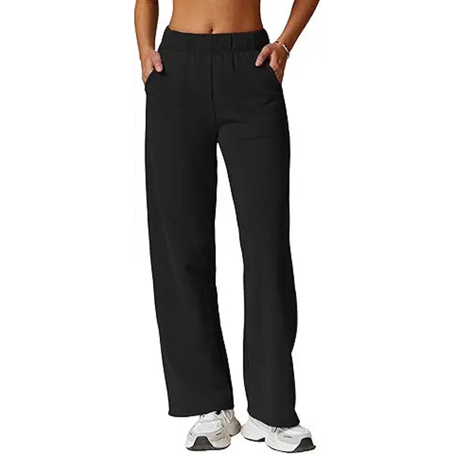ABOCIW Womens Wide Leg Sweatpants High Waisted Baggy Sweat Pants Lounge Pants Athletic Jog