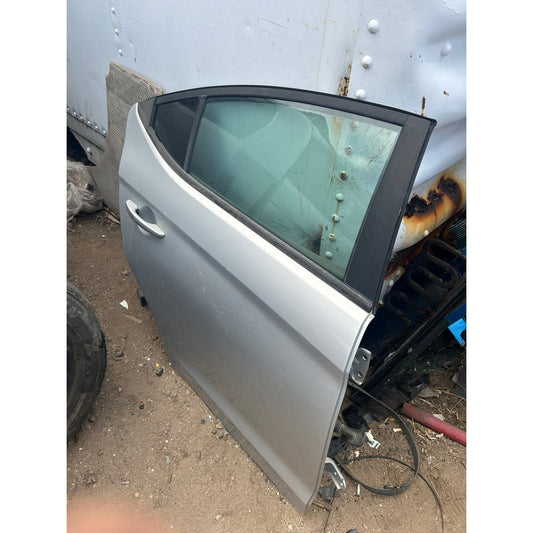 2017-2018, Hyundai Elantra, Silver, rear Right door