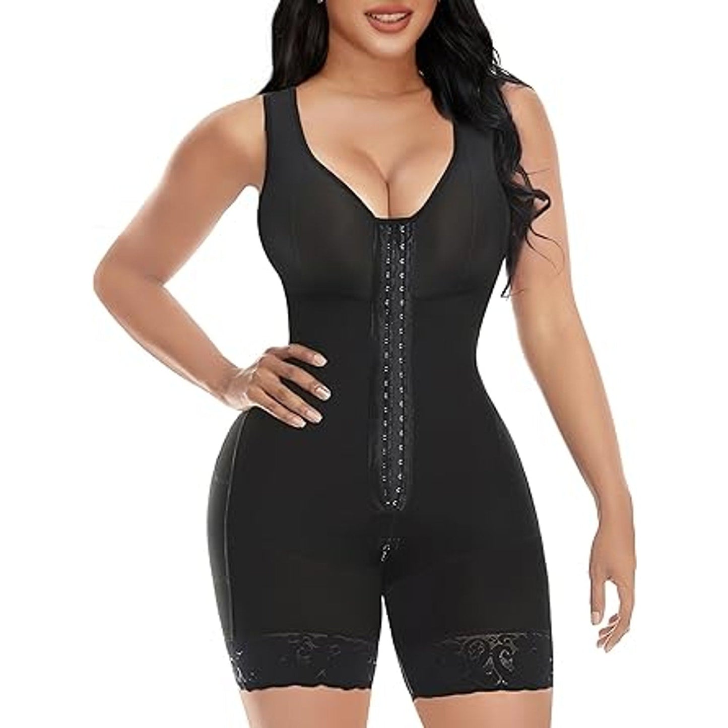 YIANNA Fajas Colombianas Shapewear for Women Tummy Control Post Surgery Full Body Shaper B