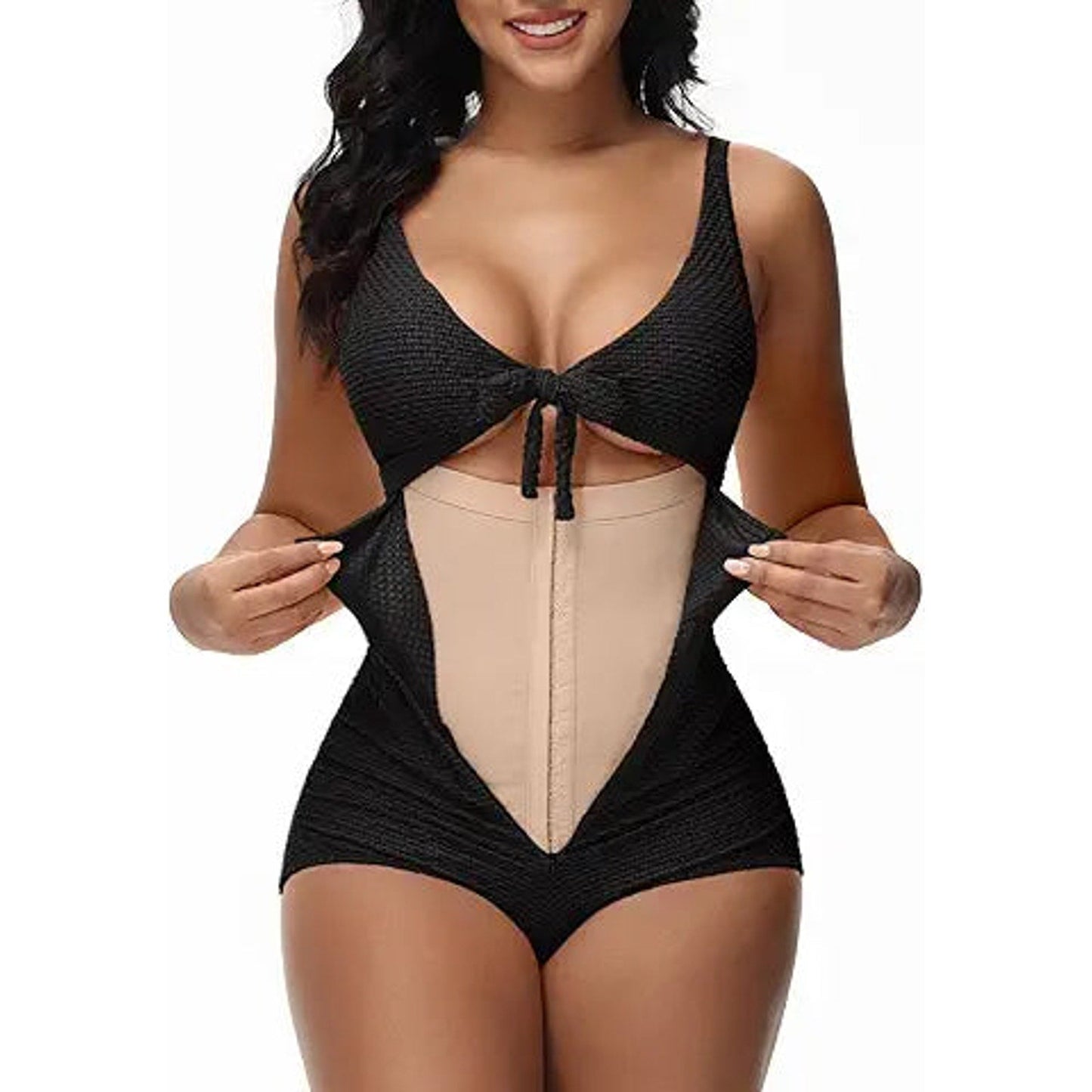 SHAPSHE Women Sexy Plus Size Swimsuits Tummy Control One Piece Bathing Suit Push Up Cutout