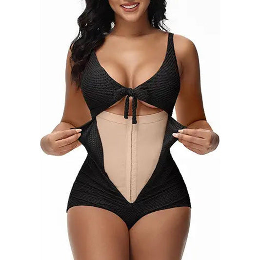 SHAPSHE Women Sexy Plus Size Swimsuits Tummy Control One Piece Bathing Suit Push Up Cutout