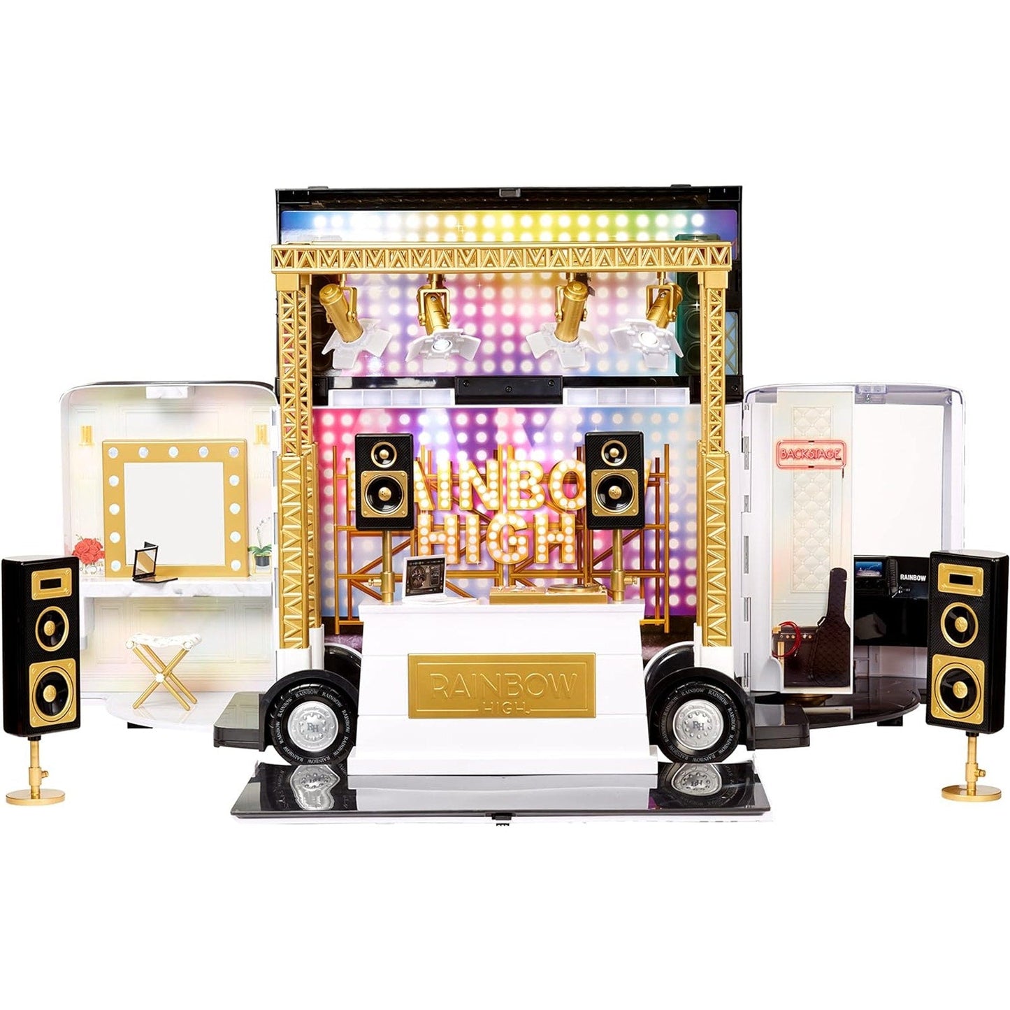 Vision World Tour Bus & Stage. 4-in-1 Light-Up
