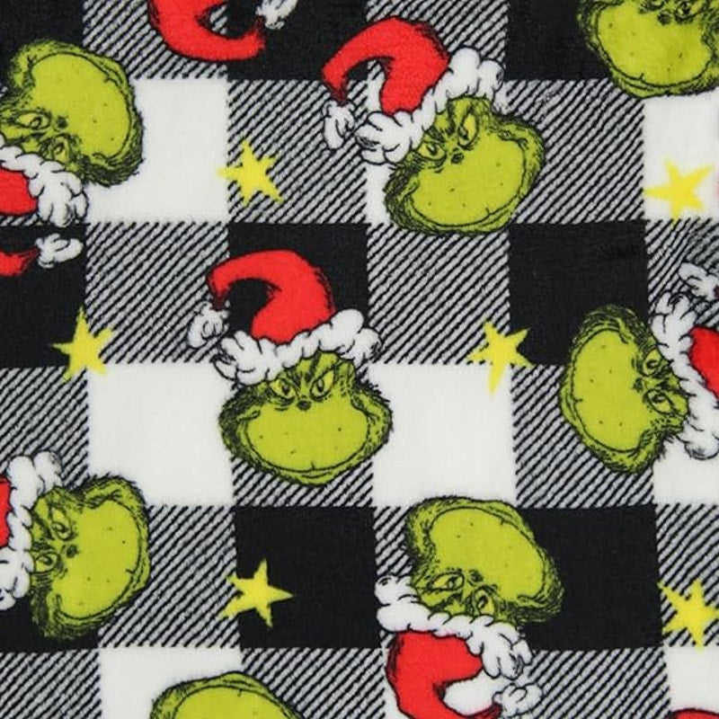 The Grinch Pajama Set Woman's Dr Seuss Grinch Feelin Grinchy Christmas Fleece Pajama Pants