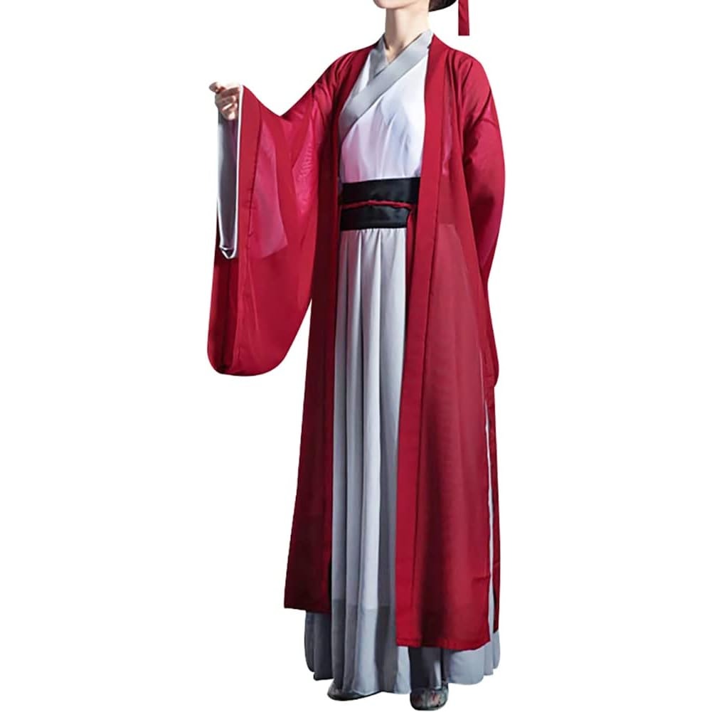 Chinese Ancient Swordman Kungfu Suit Traditional Hanfu Cloth