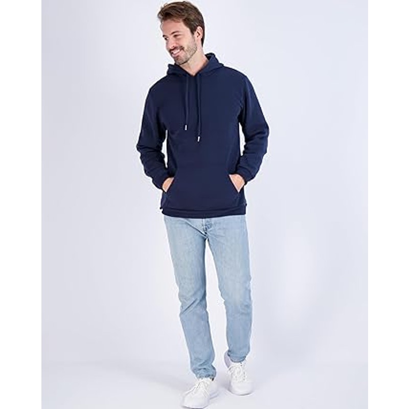 3 Pack: Men’s Fleece Warm Dry Fit Wicking Long Sleeve Active Athletic Hoodie Performance