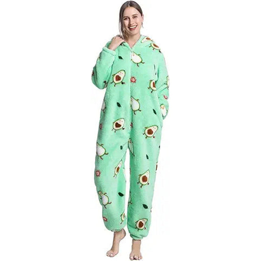 Nousion Licorne Unisex Adult Onesies Pajamas, Cosplay Christmas Sleepwear Onesies Outfit