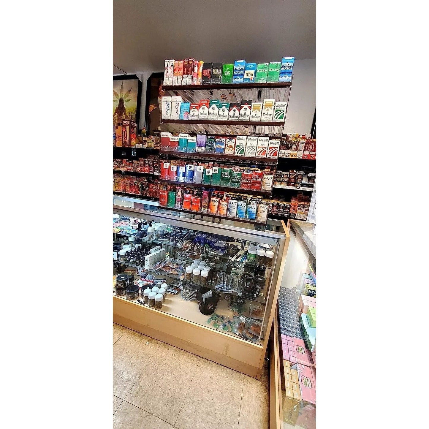 NEW 660 Box Cigarette Display Case Push Tray Commercial Retail Tobacco Auto Feed