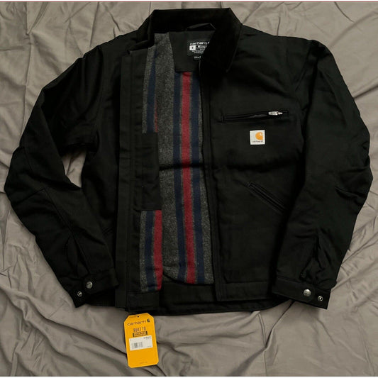 Carhartt Men Detroit Jacket Duck Blanket + Hooded- Relaxed Fit ( Various Colors)