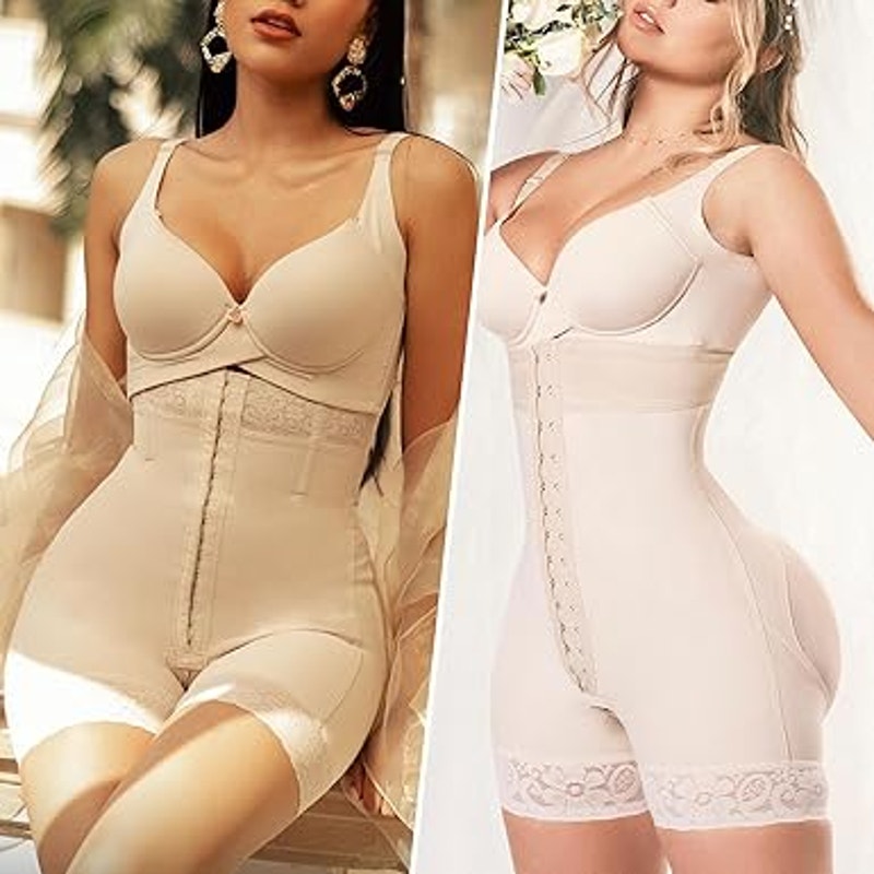 YIANNA Tummy Control Shapewear for Women Strapless Fajas Colombianas Postparto Body Shaper