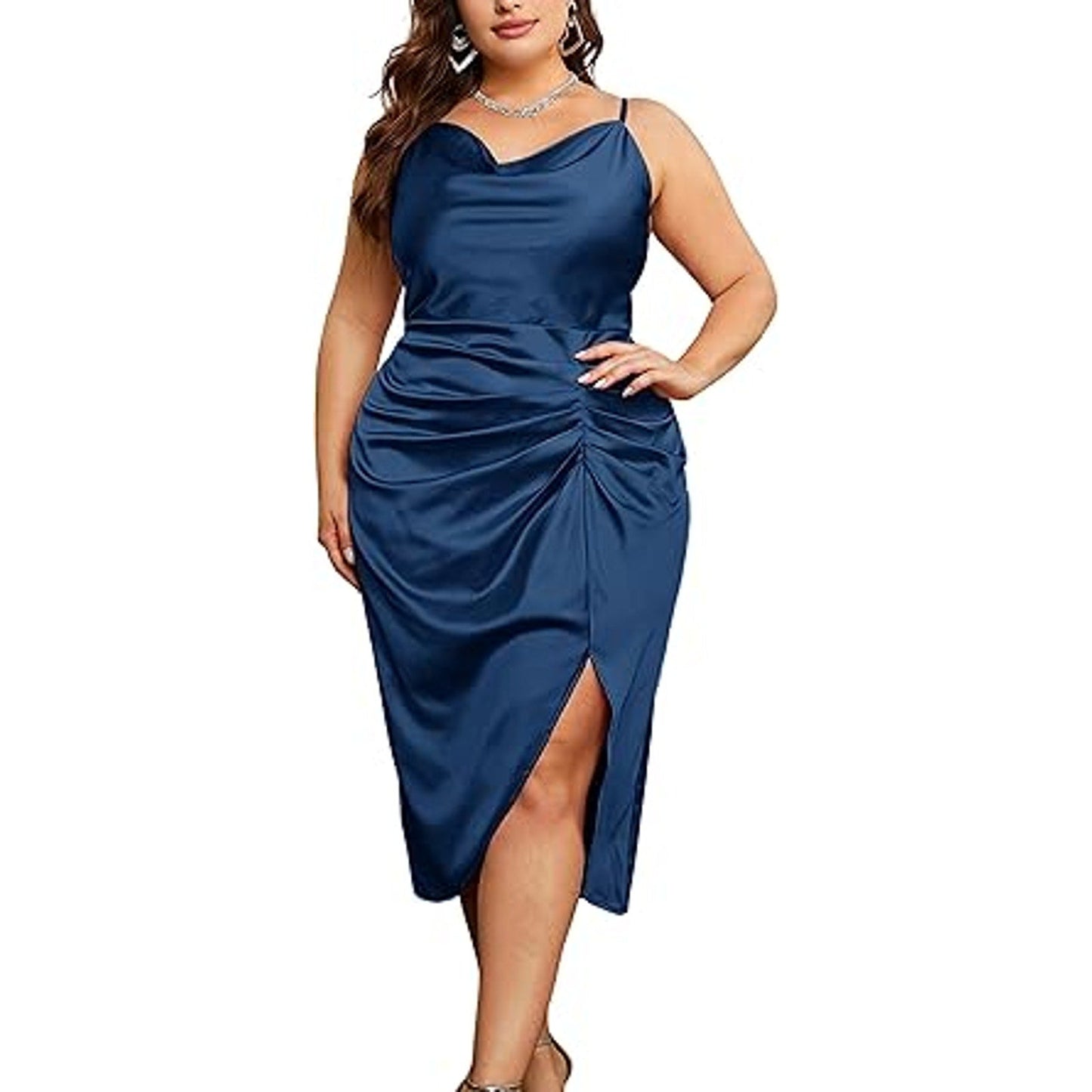 KIMCURVY Plus Size Formal Dresses for Women Wedding Guest Dresses Party Maxi Summer Dress