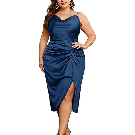 KIMCURVY Plus Size Formal Dresses for Women Wedding Guest Dresses Party Maxi Summer Dress
