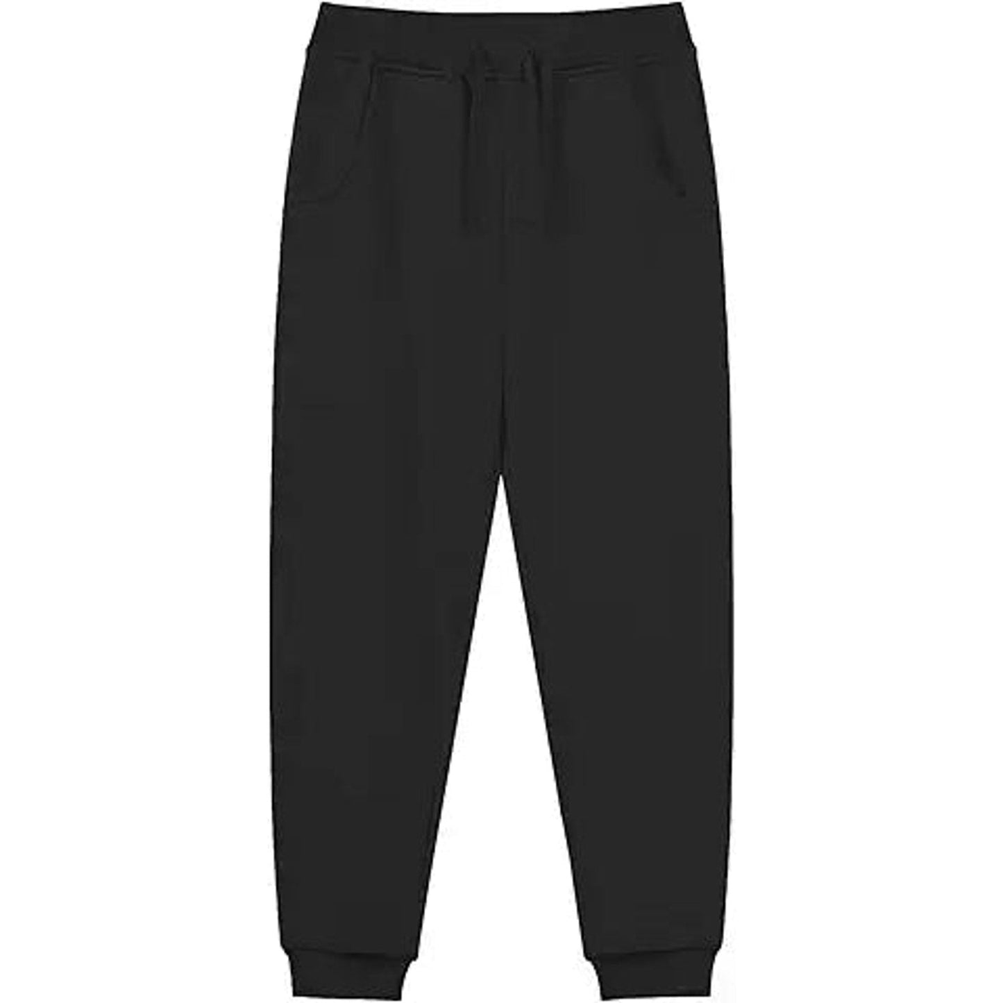 QBK Toddler to Youth Soft Brushed Fleece Jogger Sweatpants Kids Pants with Pockets for Boy