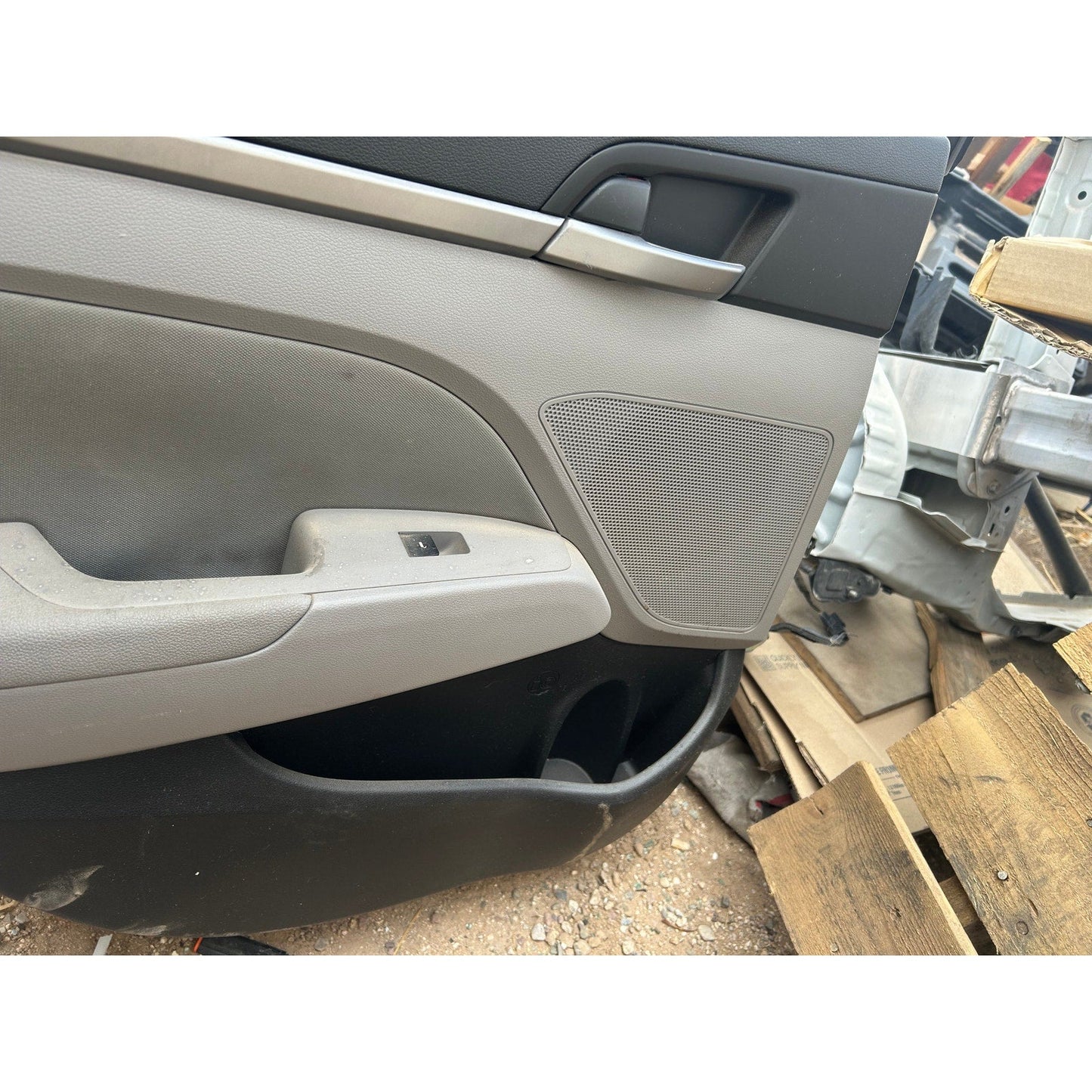 2017-2020, Hyundai Elantra, Silver, rear Left door.