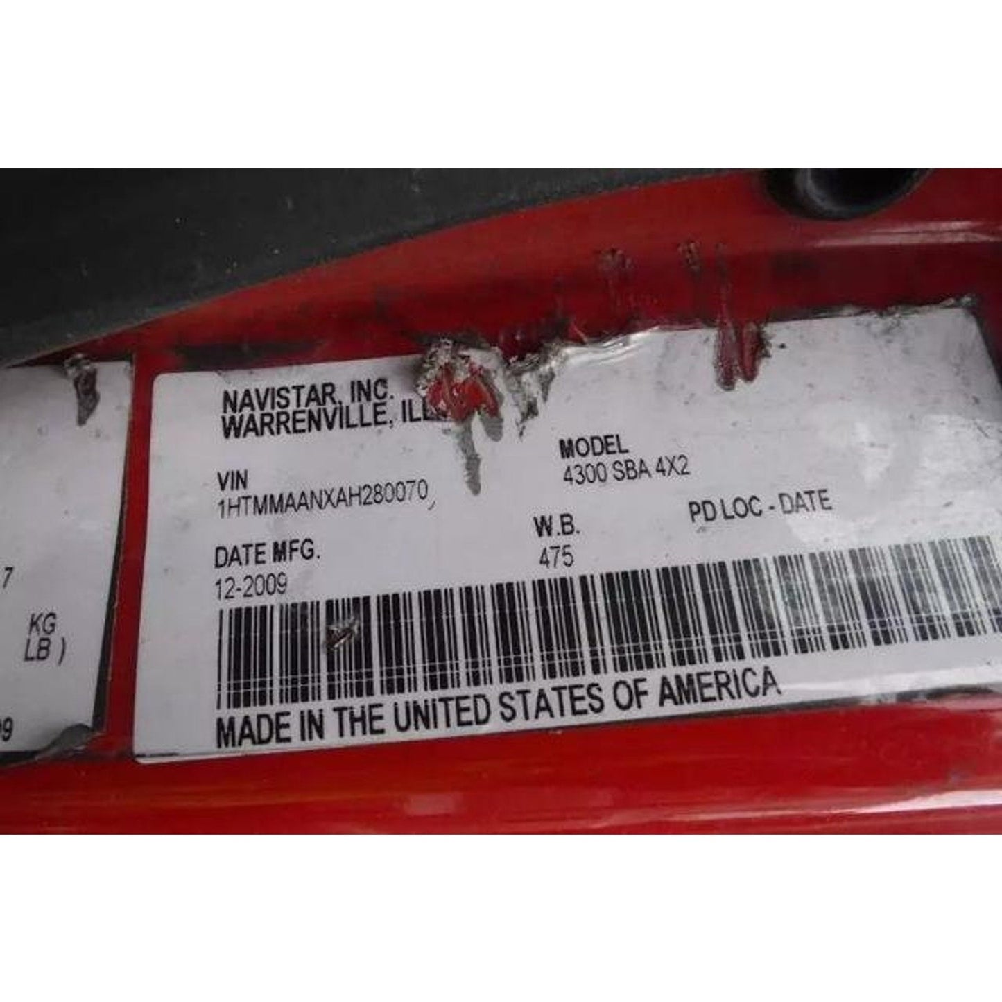 2010 INTERNATIONAL 4300