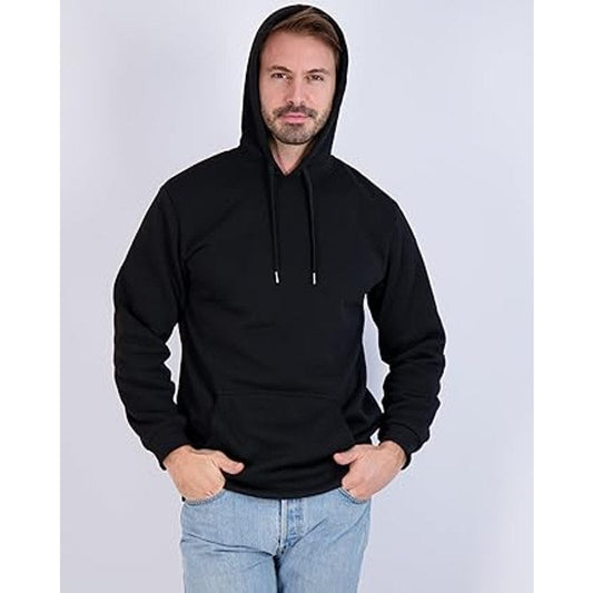 3 Pack: Men’s Fleece Warm Dry Fit Wicking Long Sleeve Active Athletic Hoodie Performance
