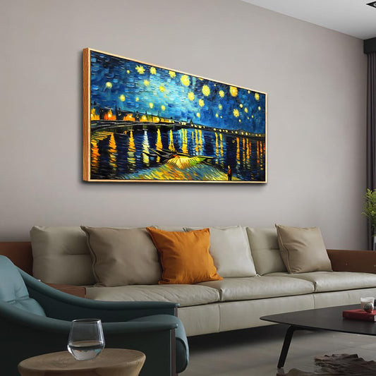 hyidecorart Large Size Canvas Wall Decor For Office Wood Framed Wall Art