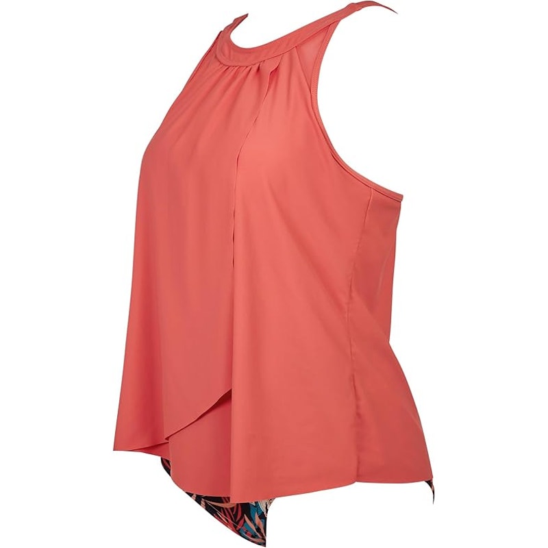 SUUKSESS Women Slimming Tummy Control Tankini Bathing Suits Ruffle High Waisted