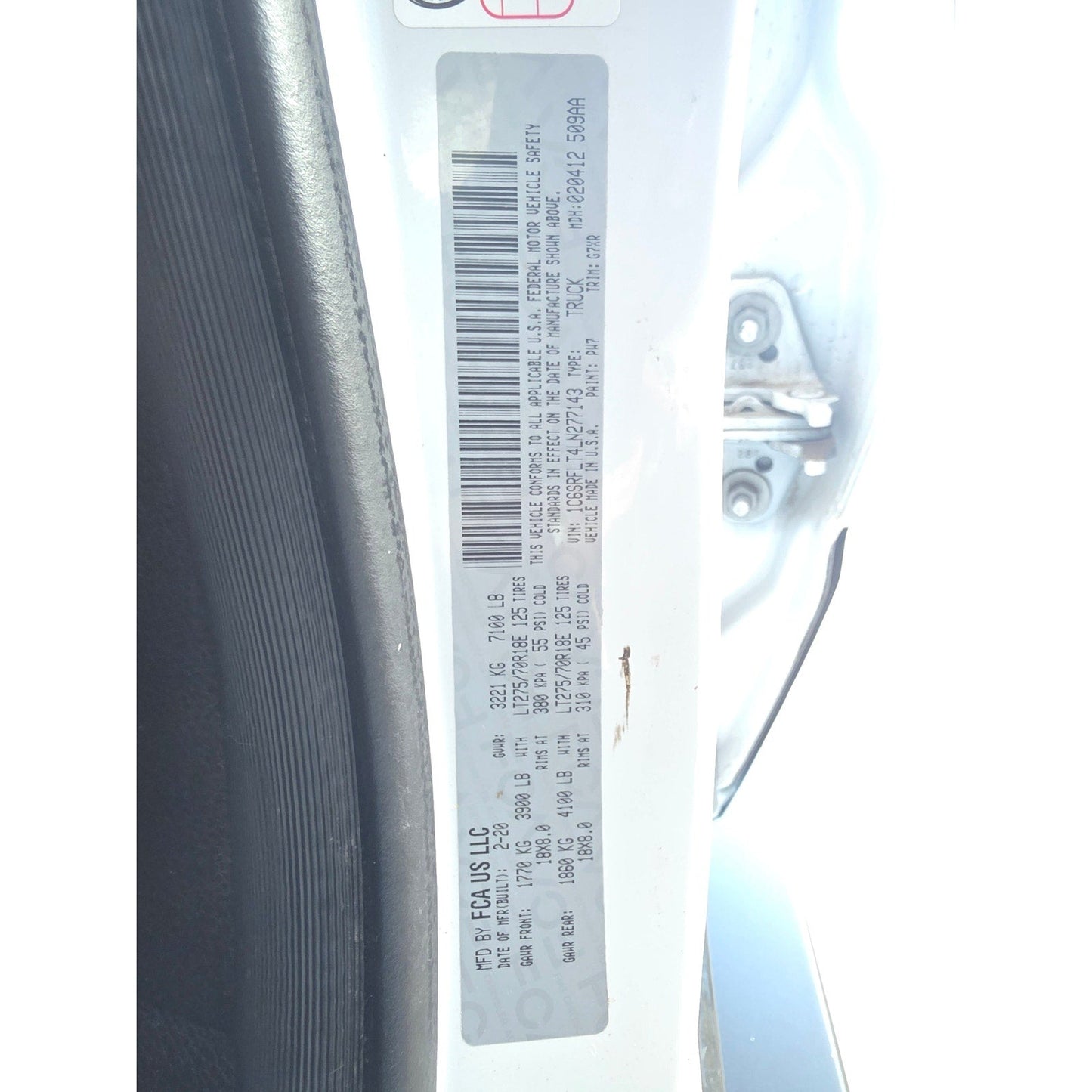 2020 RAM Rebel 1500 4x4