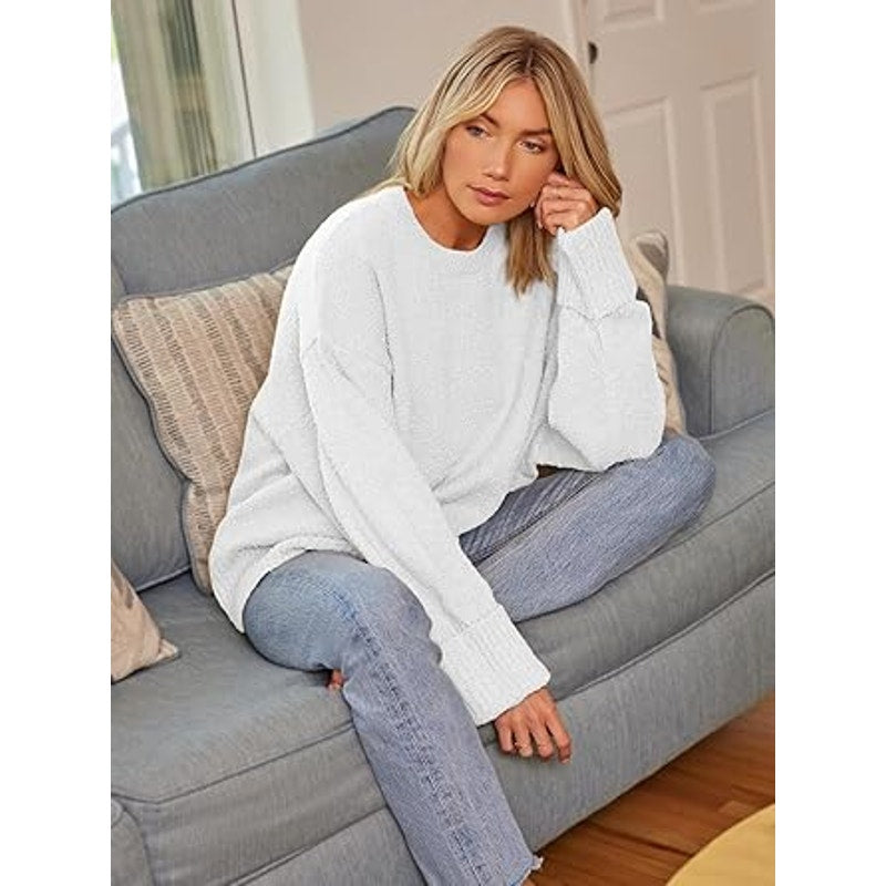 LILLUSORY Oversized Sweater Womens 2024 Fall Fashion Outfits Pullover Long Tunic Old Money