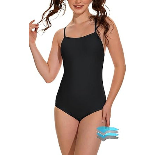Beautikini Period Swimwear - One Piece Bathing Suit Menstrual Leakproof Swimsuit for Teen