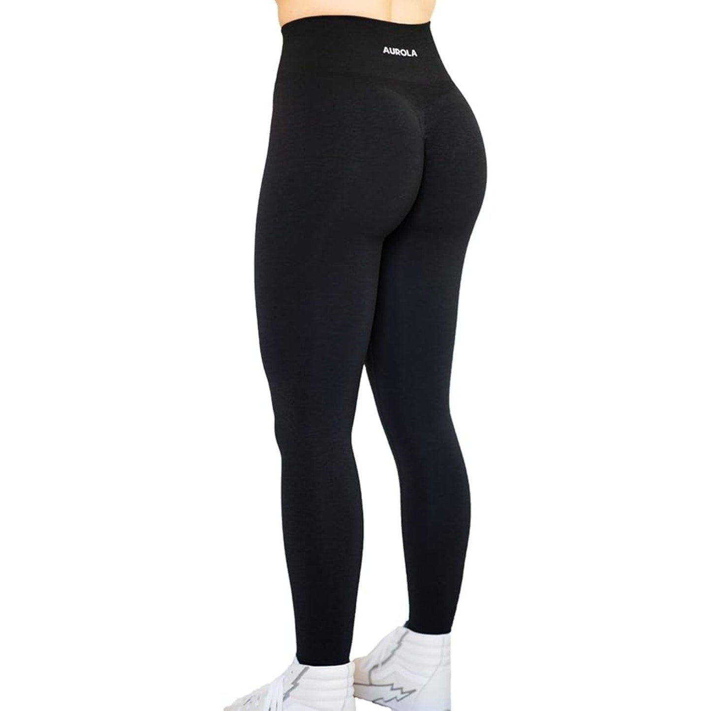 Workout Legging for Women Seamless Scrunch Yoga Pants 7/8 Tummy Control Running for Fitnes