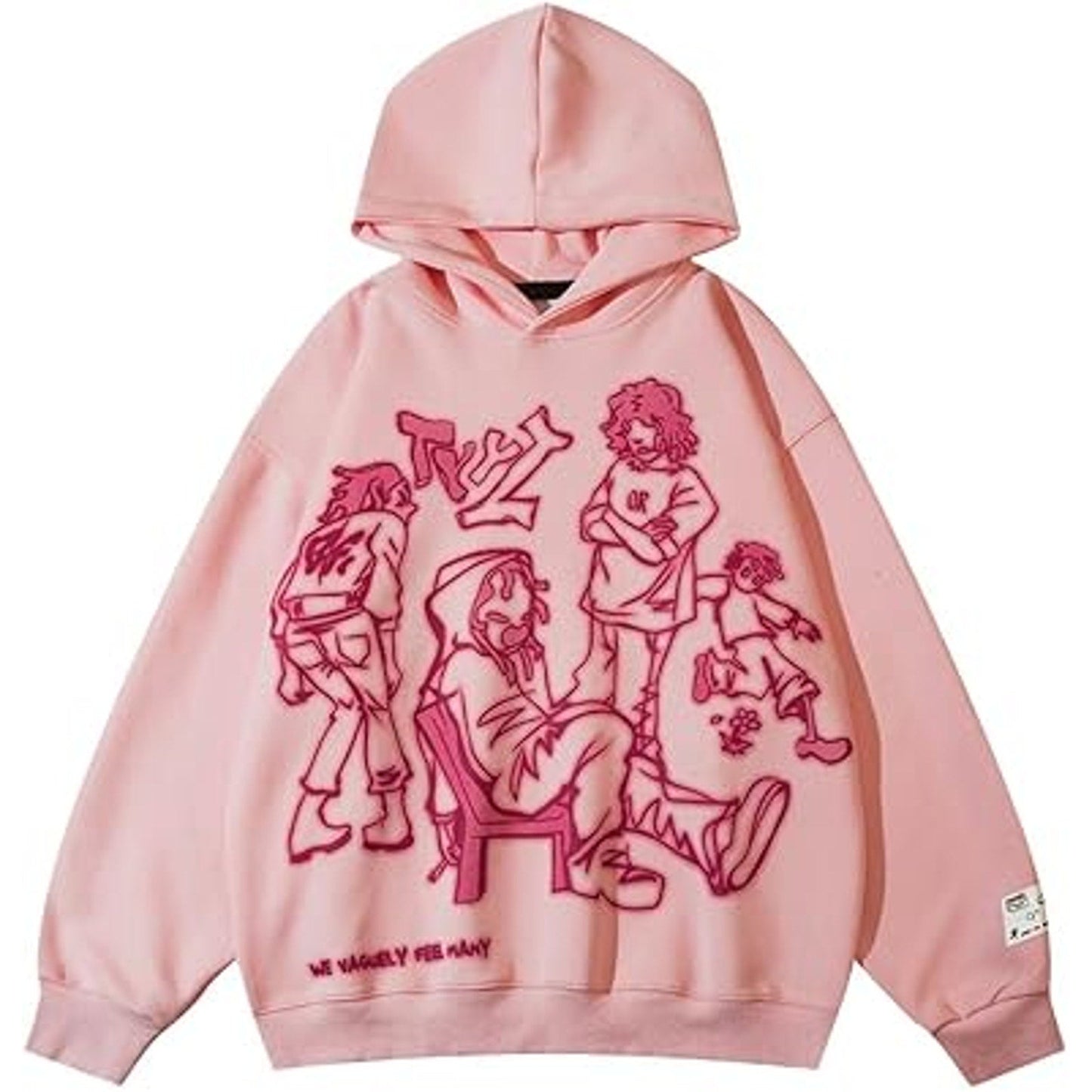 Aelfric Eden Y2k Graphic Hoodies Streetwear Hoodie Oversized Hooded Sweatshirt Pullover Pr