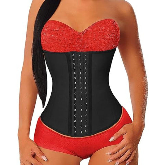YIANNA Waist Trainer for Women Tummy Control Latex Underbust Waist Cincher Corset Sport Gi