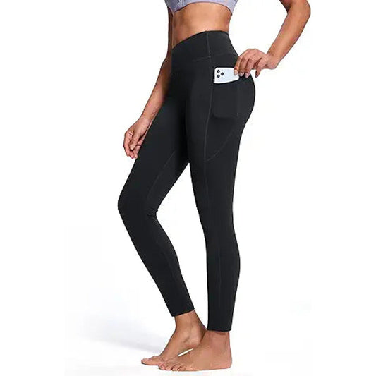 SEVEGO Women Fleece Lined Tall Yoga Leggings Thermal Warm Winter High Waisted Workouts Pan