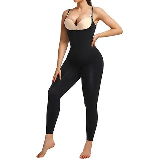 SHAPERX Women's Tummy Control Shapewear Leggings High Waisted Full Body Seamless Shaper Bo