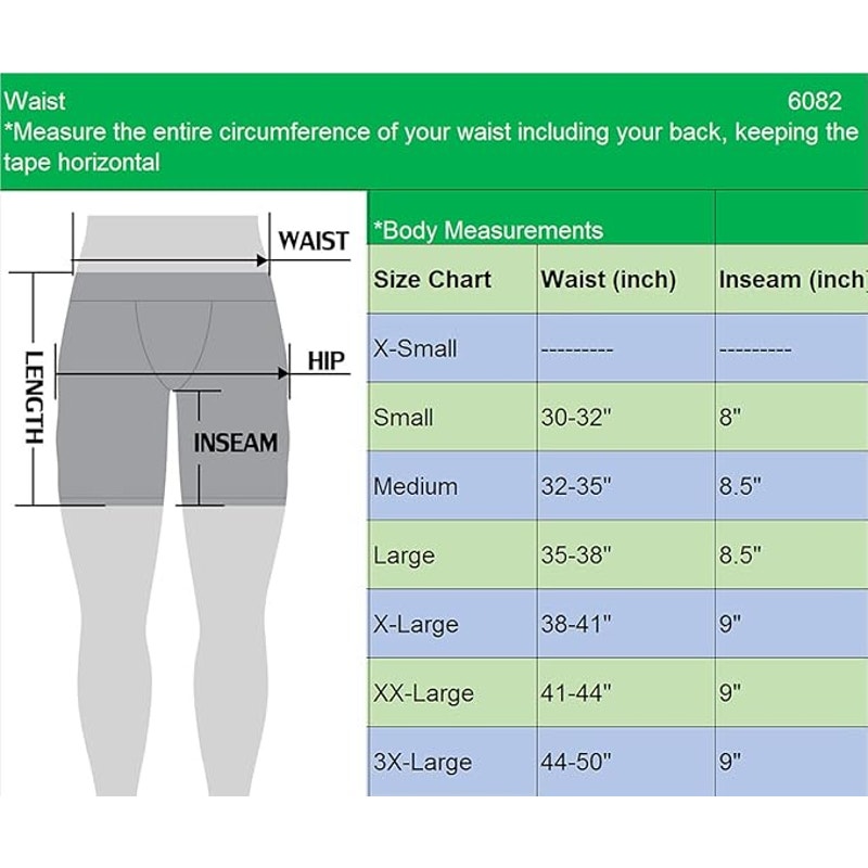Men's Compression Shorts with Pockets Workout Running Tights,3 Pack,6082,Black