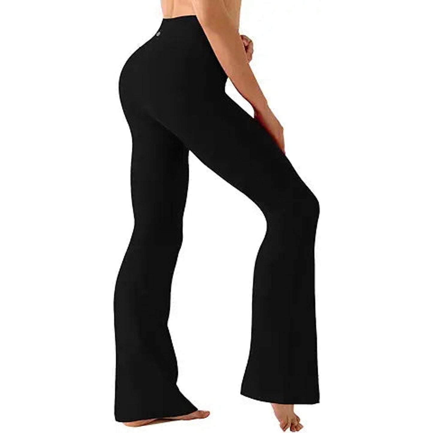 BUBBLELIME 29"/31"/33"/35"/37" 4 Styles Women's High Waist Bootcut Yoga Pants - Basic Nylo