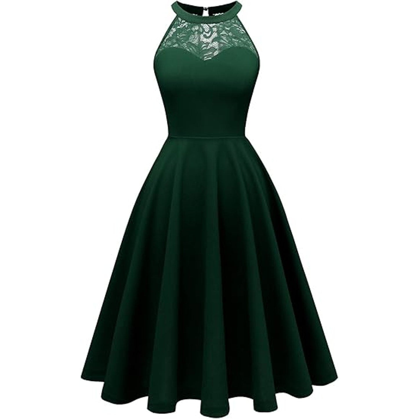 Bbonlinedress Green Cocktail Women Dress Wedding Guest Short Prom Christmas Halter Bridesm